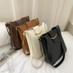 Solid Color Fashion Shoulder Bags