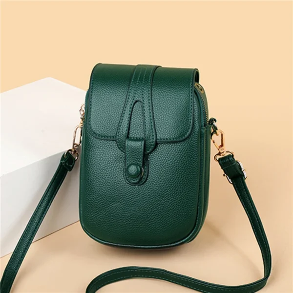 Simple PU Leather Women's Crossbody Bag