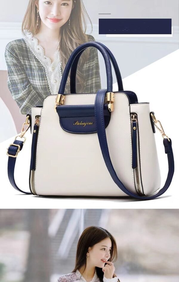 High Elastic Contrast Color Foldable Shoulder Bag